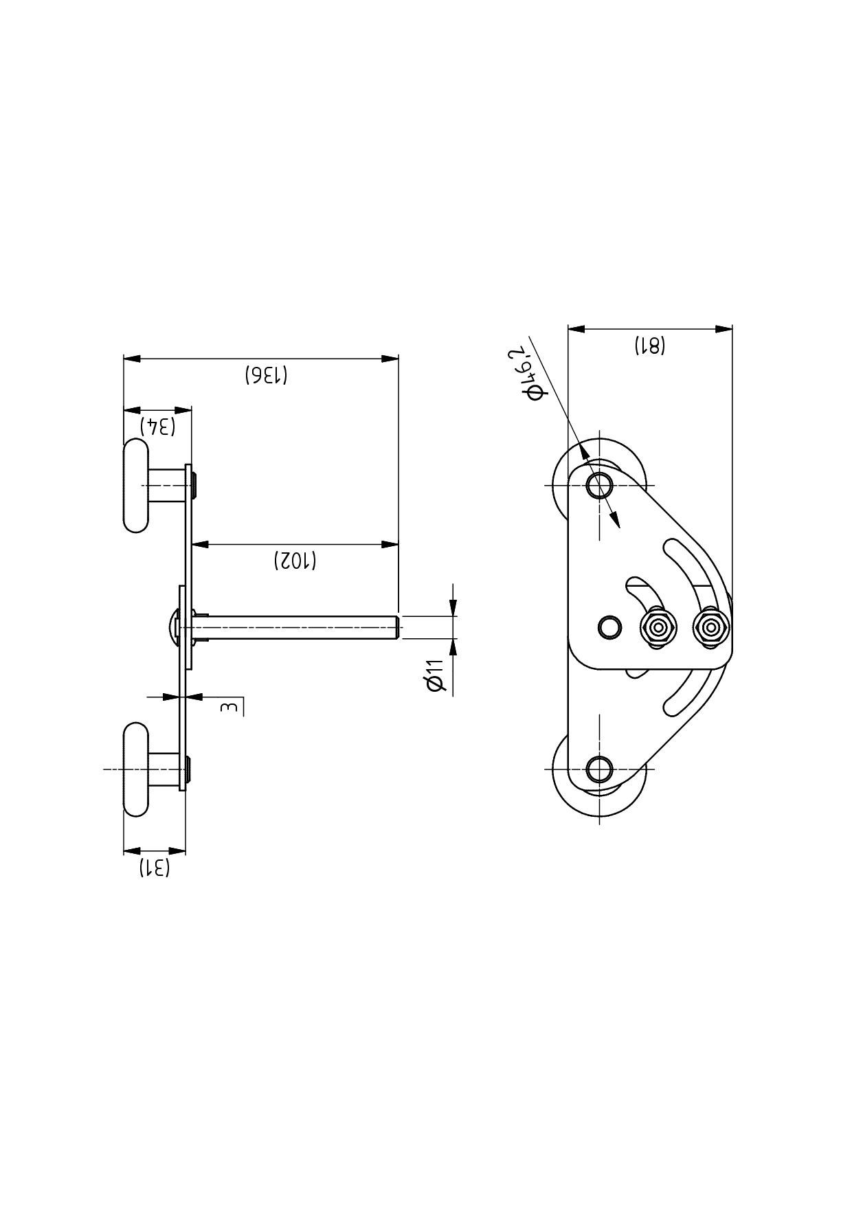 Двоен ролер инд. къс за ниско разп. на пружини