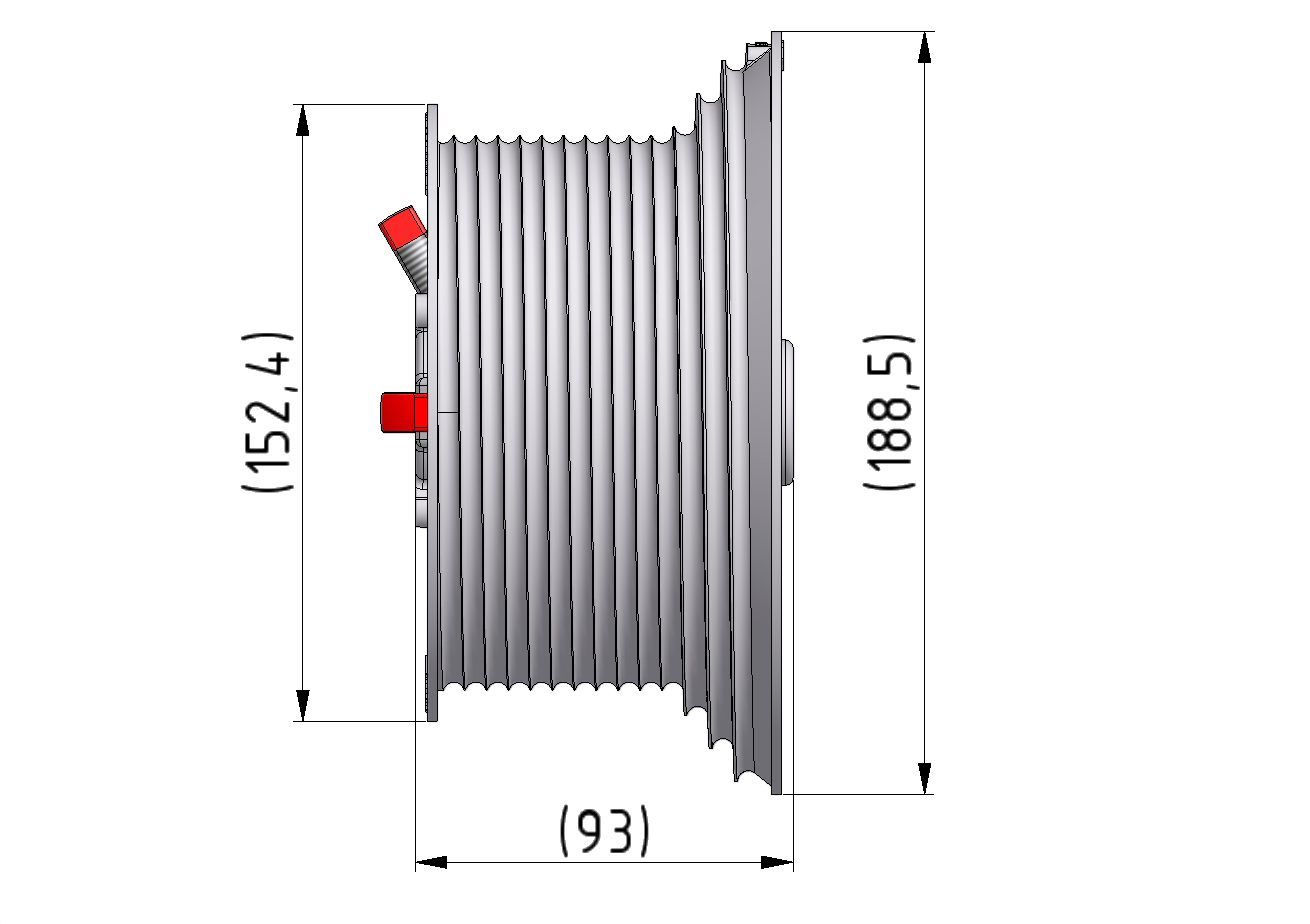 БАРАБАН М134-1375 ММ HL