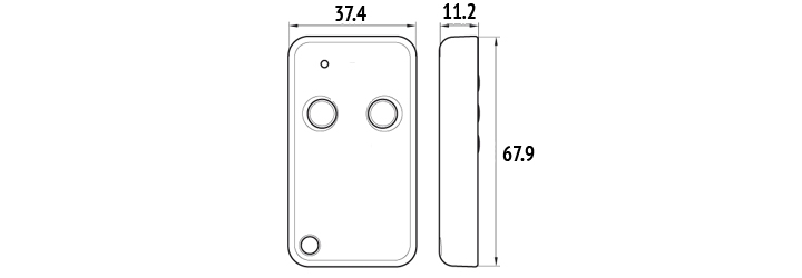 Дистанционно управление 2 канално 433,92 копиращ код