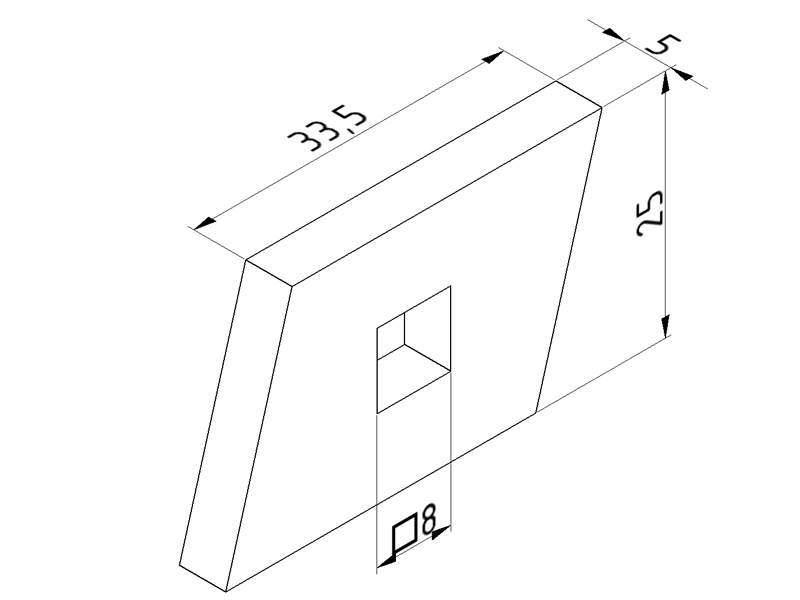 РОМБ С ОТВОР