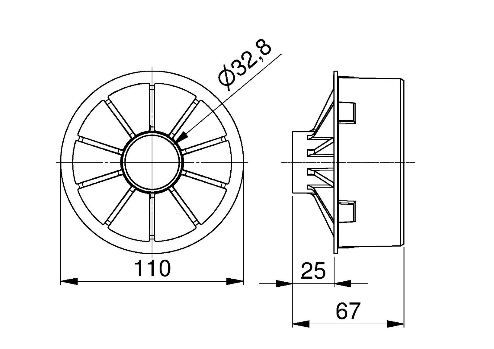 Капачка за пълнител за пружини