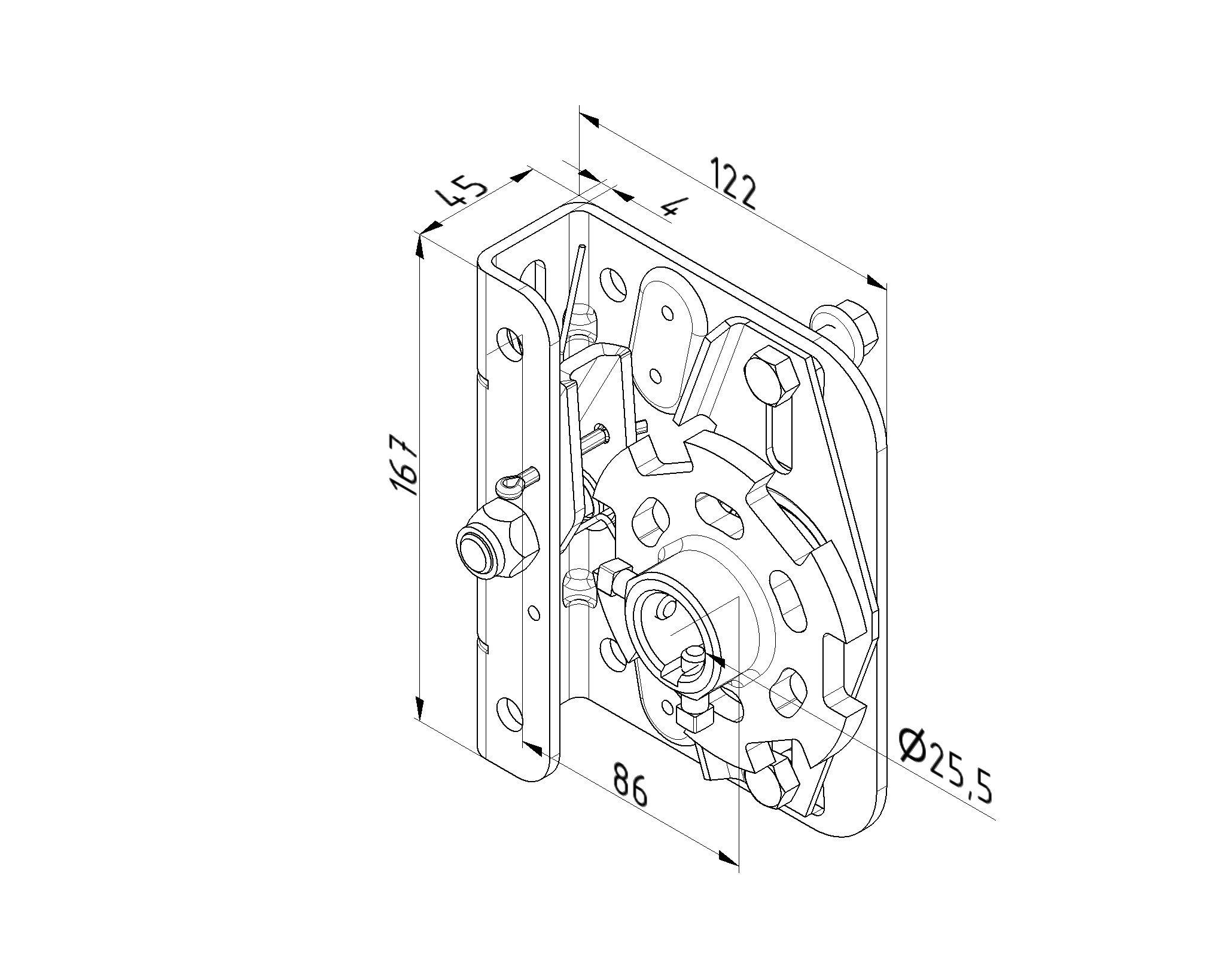 Десен механизъм против късане на пружина